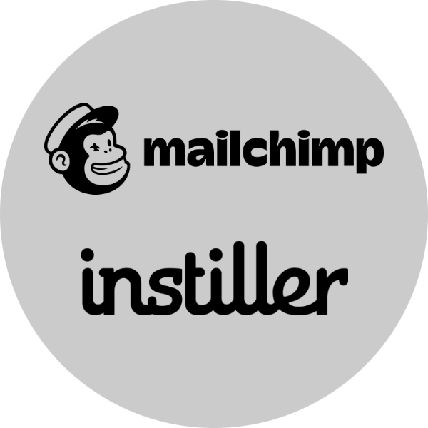 Mailchimp and Instiller logos