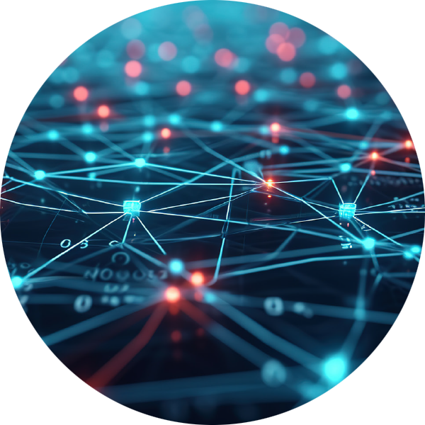 An image showing the flow of data in a digital system